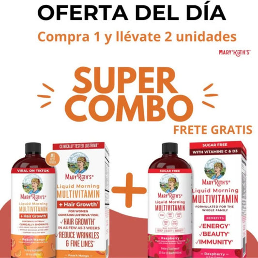 MaryRuth’s Fórmula Vital – Energía Celular, Inmunidad Fuerte, Sueño Profundo